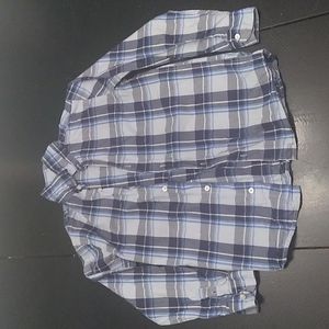 Old Navy Kids XL Blue & White Button Up